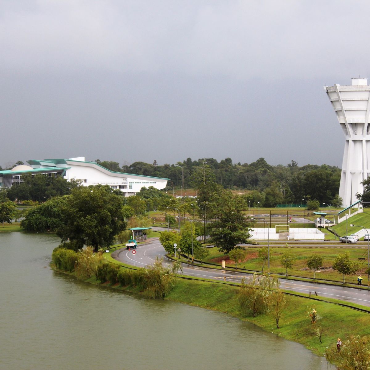 Academic buildings on a Malaysian university campus
